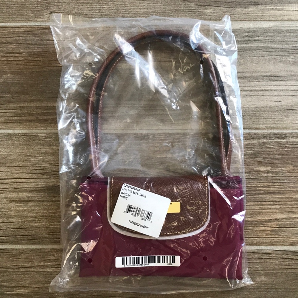 {firm} Longchamp Small Le Pliage Tote - Picture 4 of 7